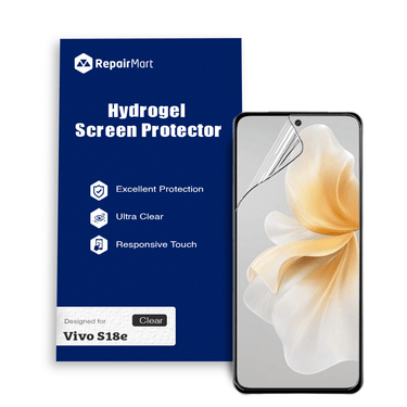 Vivo S18e Compatible Premium Hydrogel Screen Protector With Full Coverage Ultra HD